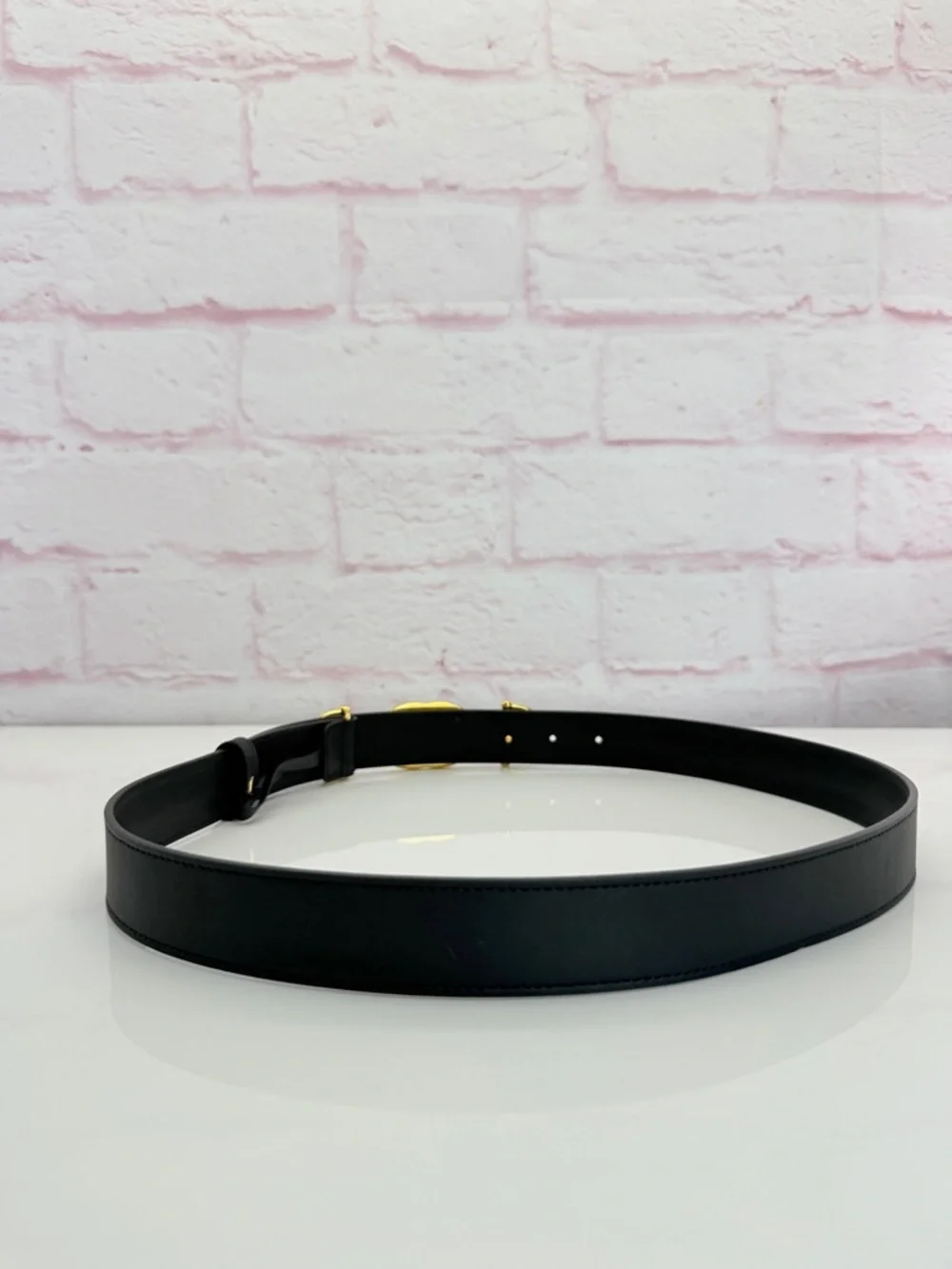 Gucci Zumi Smooth Leather Belt Black  550122 85/34